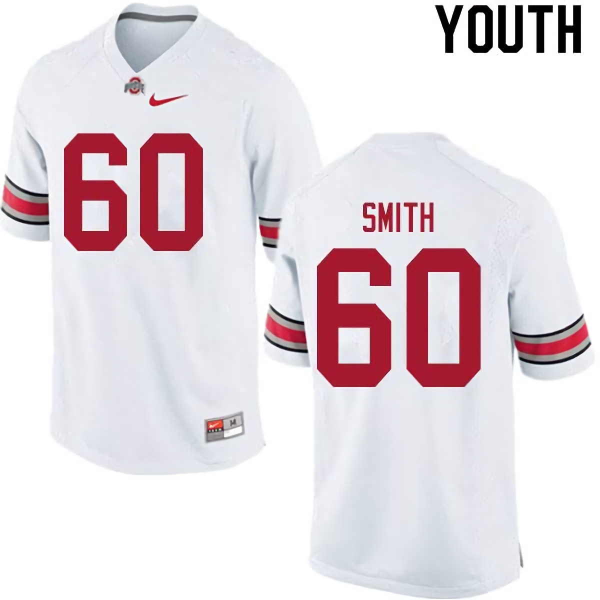 Ryan Smith Ohio State Buckeyes Youth NCAA #60 Nike White College Stitched Football Jersey WBT5656QY